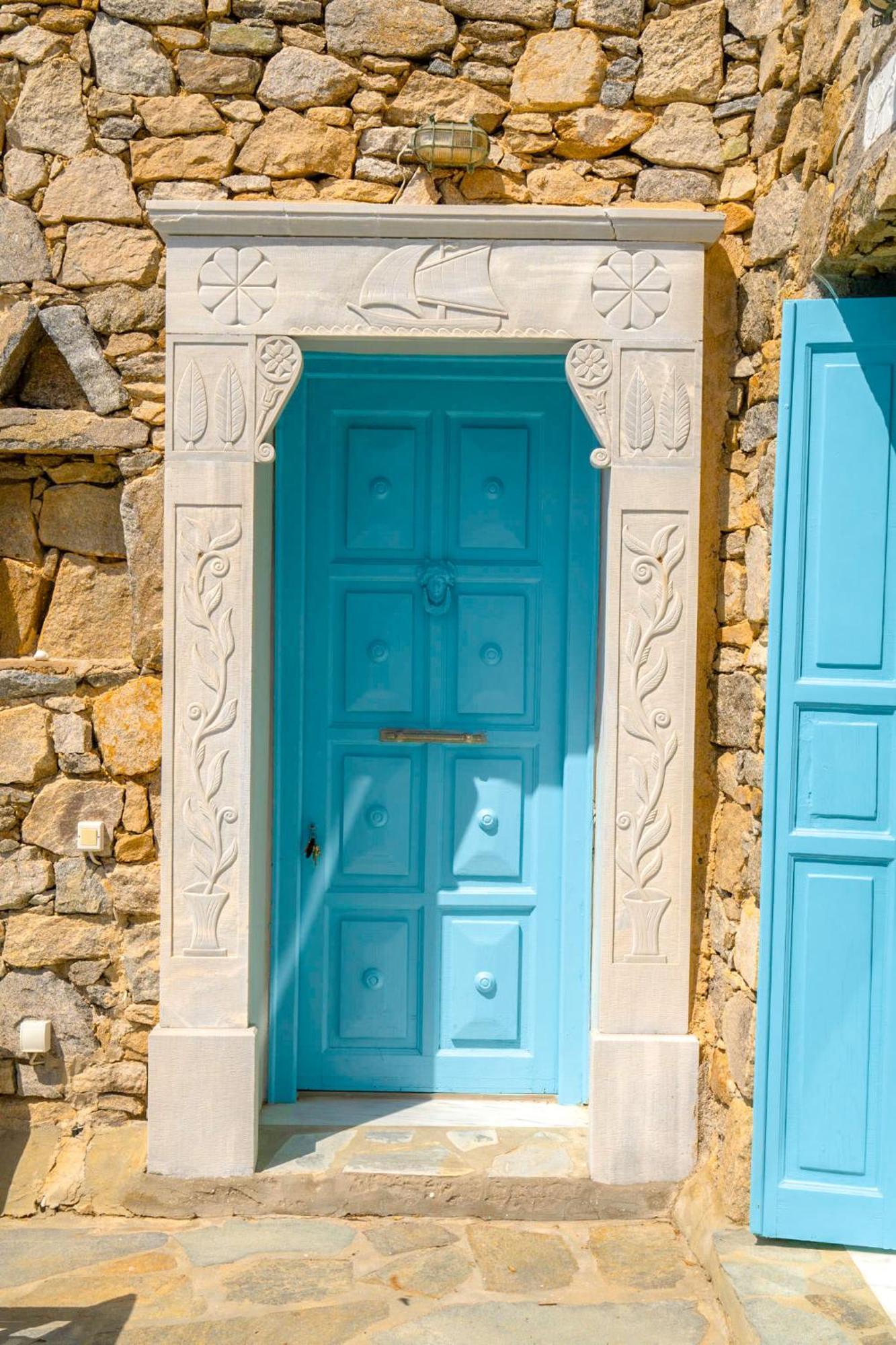 Villa Casa De Blue Mykonos Town Exterior foto