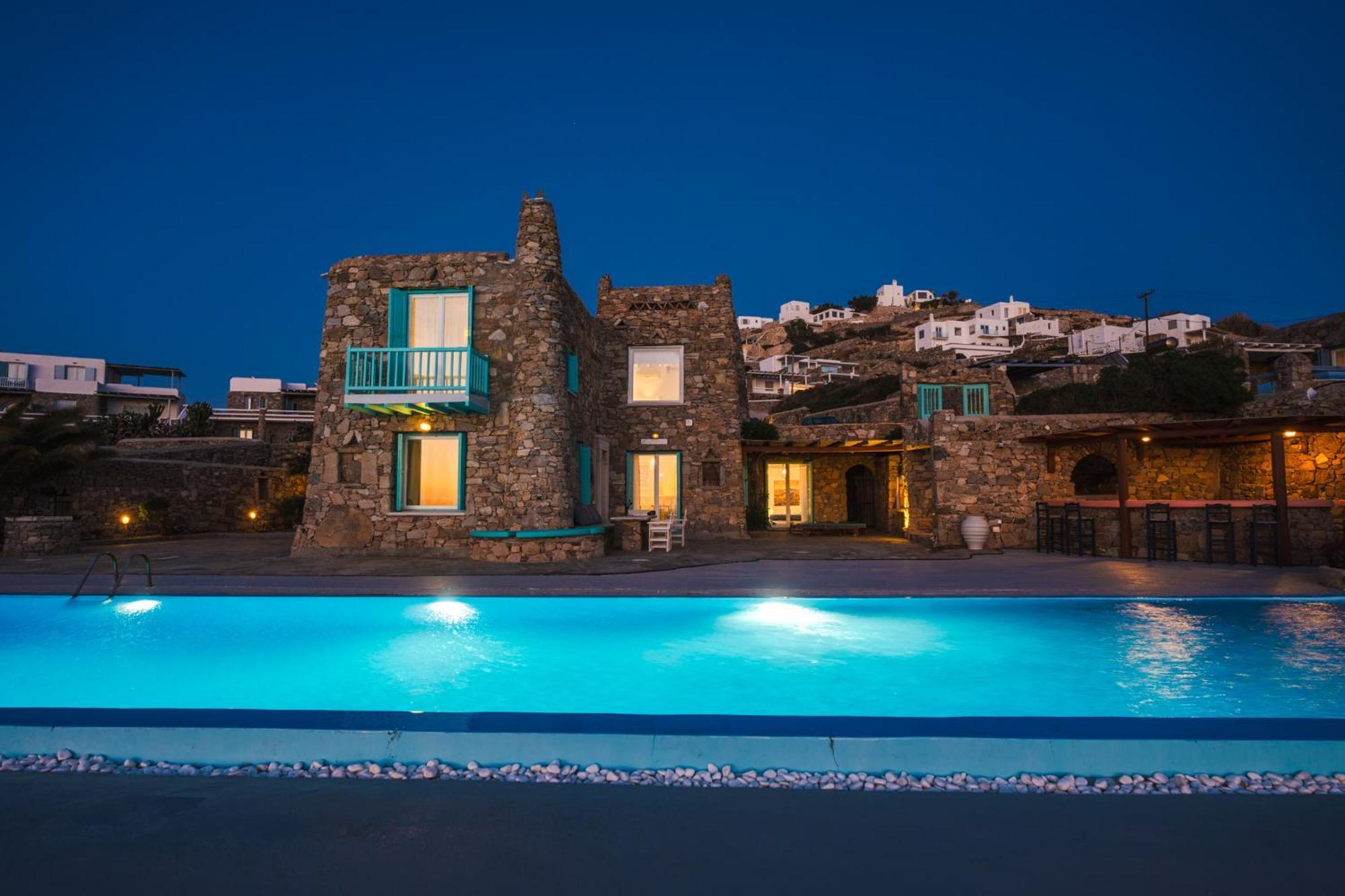 Villa Casa De Blue Mykonos Town Exterior foto