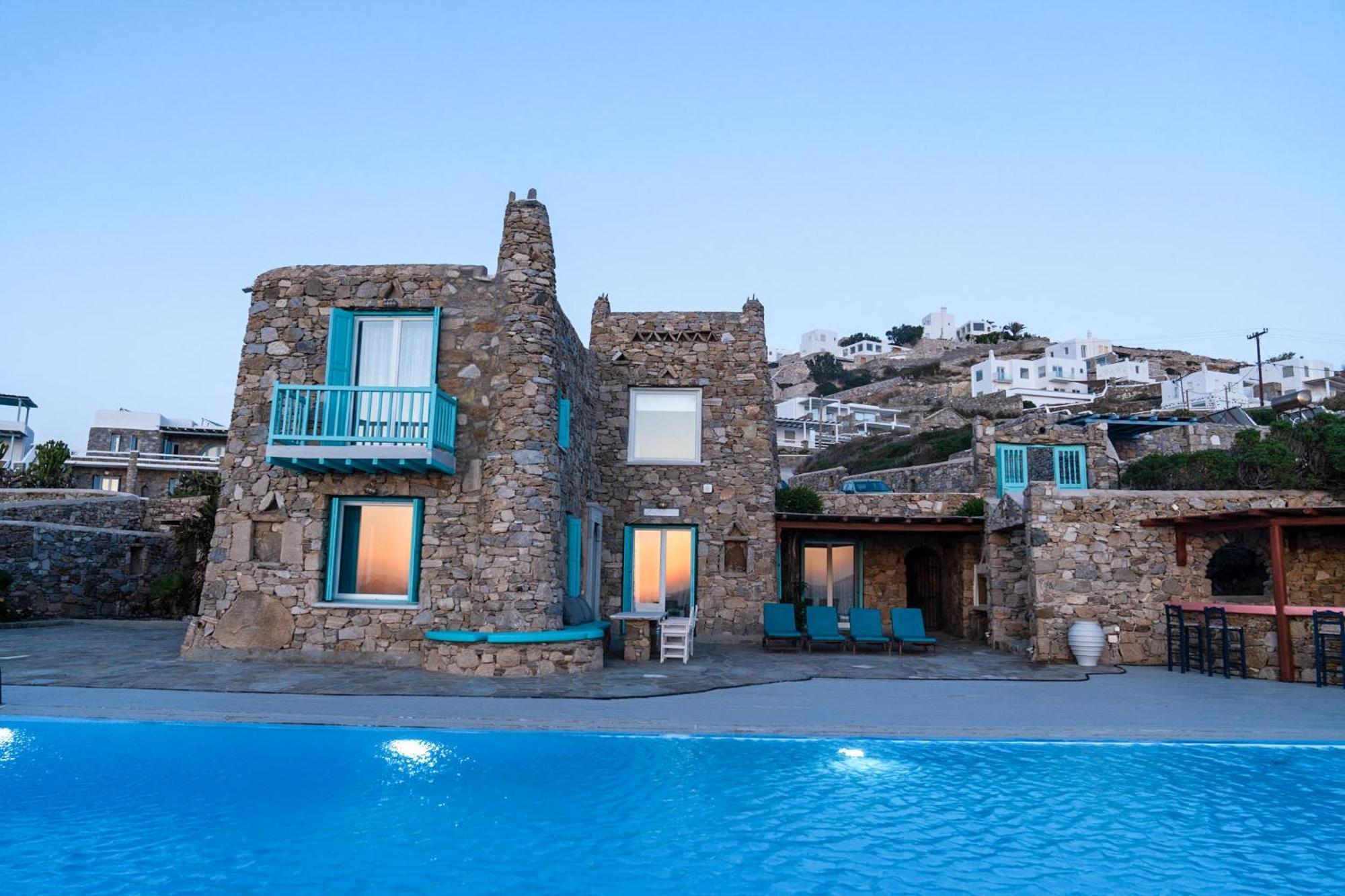Villa Casa De Blue Mykonos Town Exterior foto
