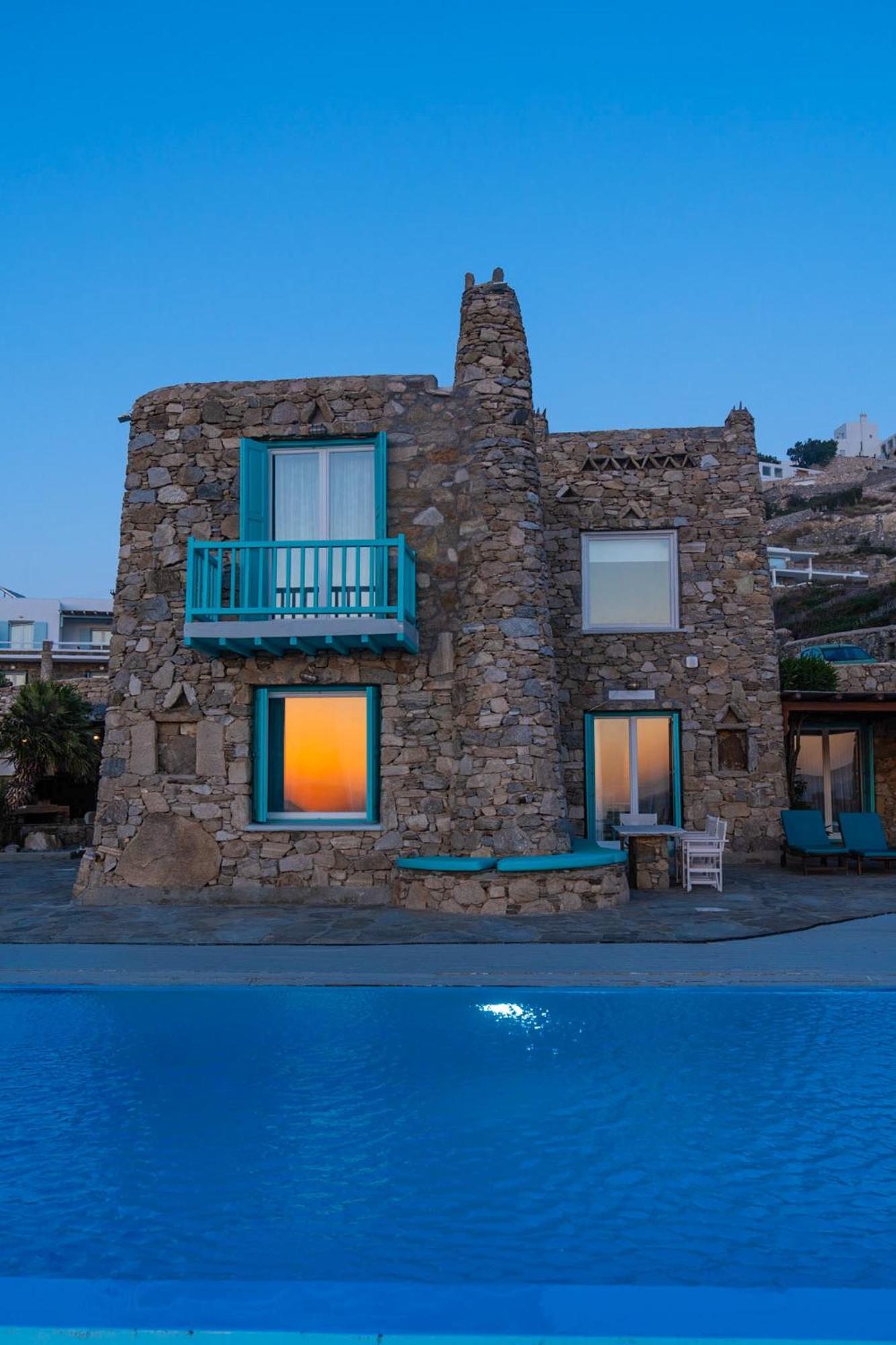 Villa Casa De Blue Mykonos Town Exterior foto
